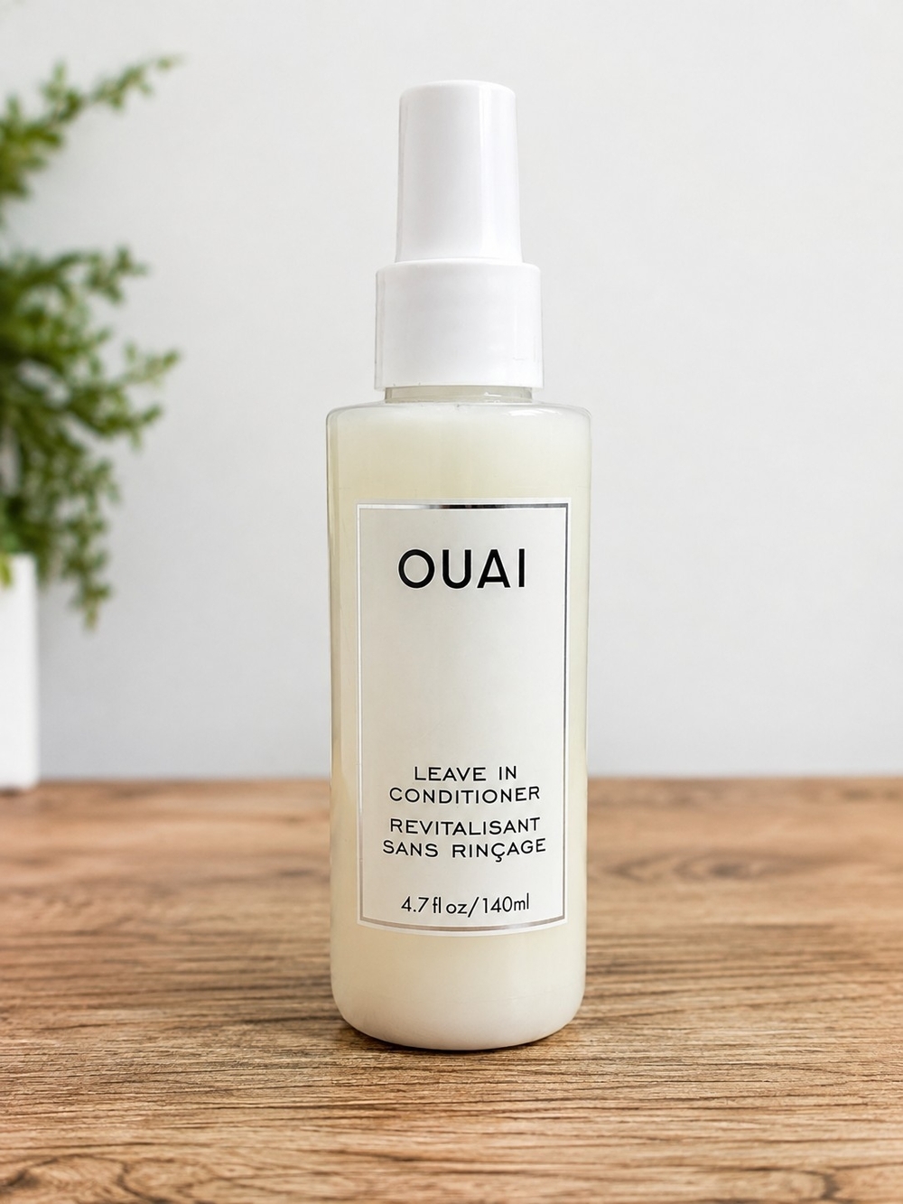 OUAI Leave In Conditioner Detangler Frizz Control Heat Protection 4.7 oz